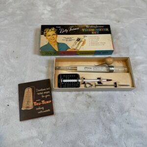Vintage Betty Furness Westinghouse Thermometer Set‎ Chaney Tru-Temp Candy Meat